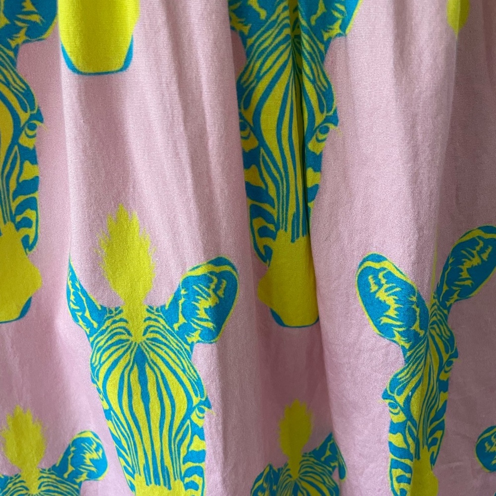 SHERIDAN FRENCH PINK GROMMET ZEBRA DRESS SIZE XS - Picture 5 of 13